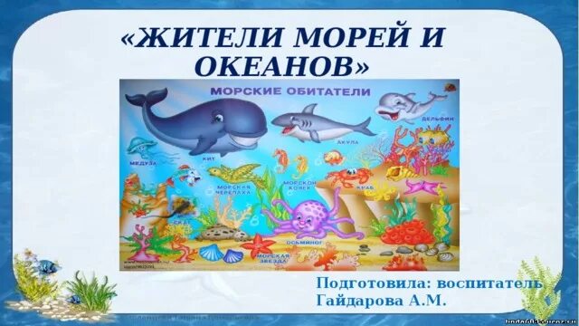 Тема недели обитатели морей и океанов. Тема недели животные морей и океанов. Животные морей и океанов для детей подготовительной группы. Тема обитатели морей и океанов в подготовительной.