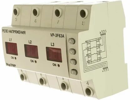 Реле напряжения digitop 3f63a