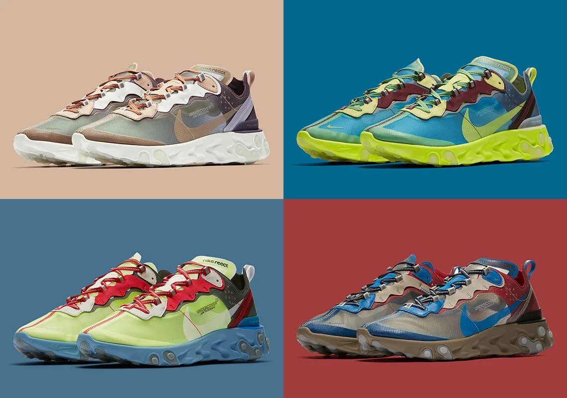 Nike x stone. Nike Epic React element 87. Nike React Undercover 87. Nike React Undercover. Nike React коллаборация.