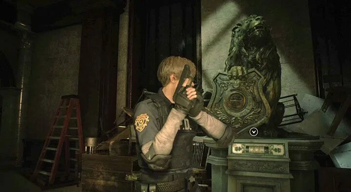 Resident evil 2 статуи клэр. Статуя льва resident evil 2. резидент ивел 2 статуя льва клэр. статуя льва resident evil 2 remake. резидент эвил 2 статуя льва.