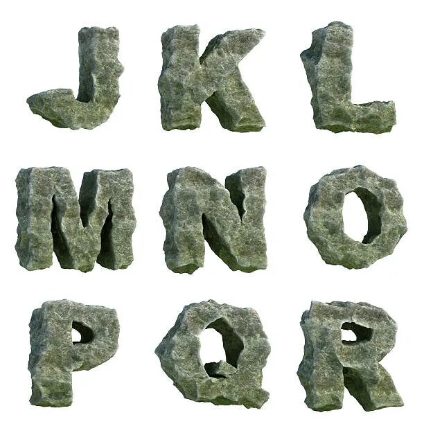 Letters and stones. Каменные буквы. Буквы из камня. Каменный шрифт. Объемные буквы из камня.