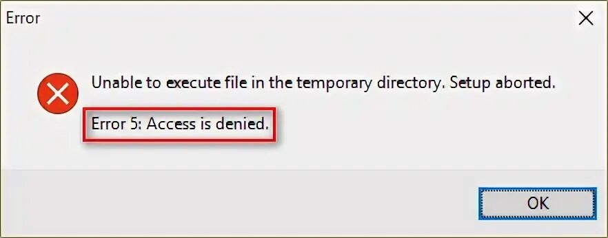 Access is denied 5