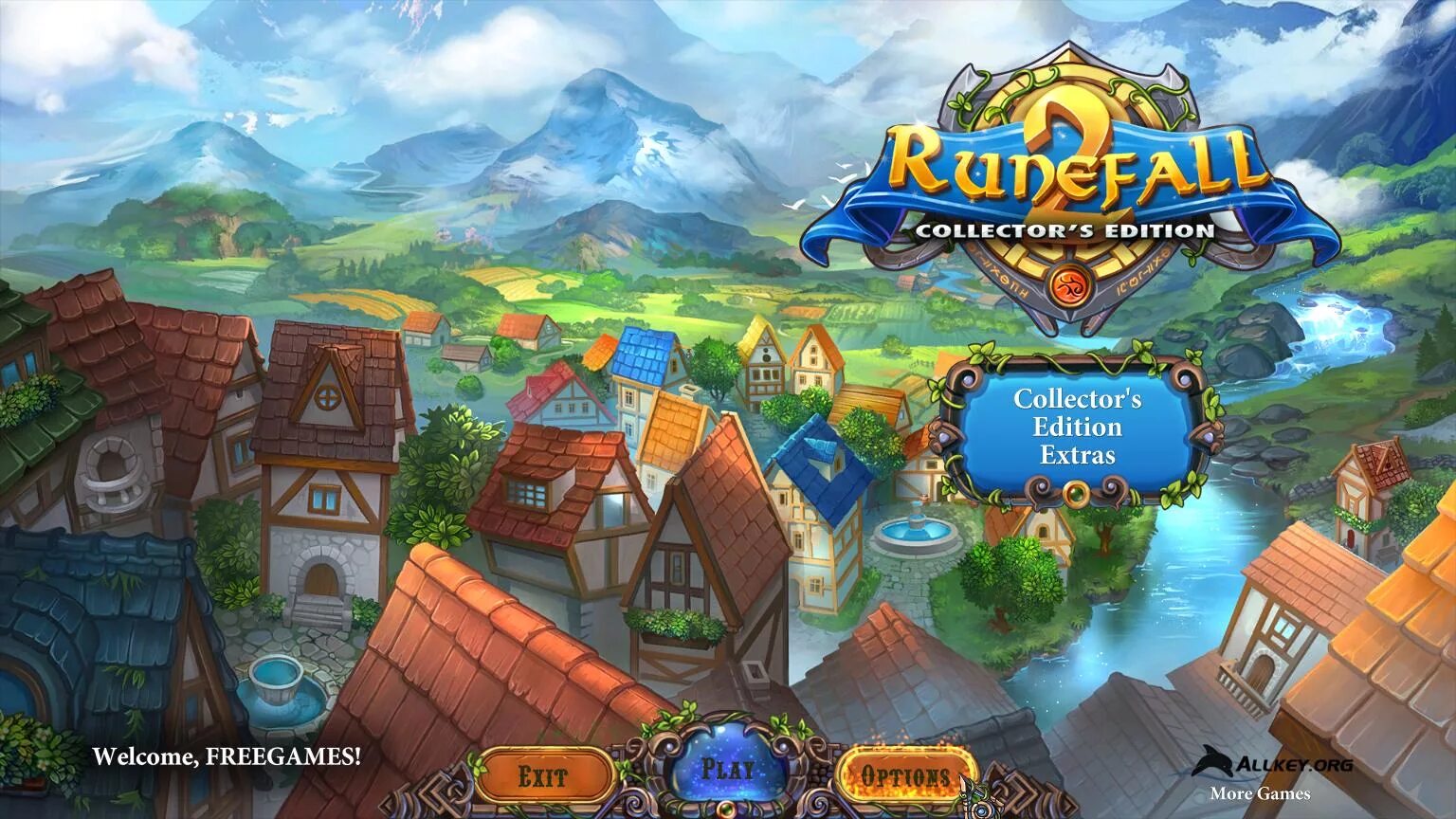 Казуальные игры 3 в ряд. Игра про путешествия по королевствам. Small games. Runefall. Https small games info go game c