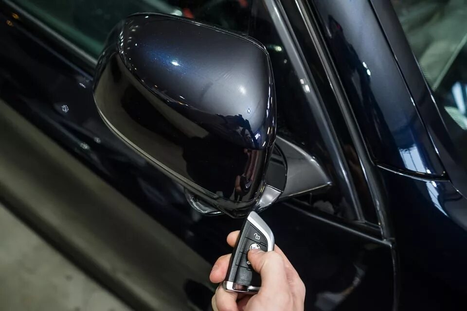 Сколько держать закрытыми зеркала. Зеркало боковое BMW g11. Складывание зеркал BMW x3 g01.