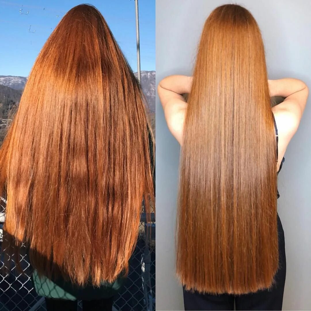 Как выглядят здоровые кончики волос Кератиновое выпрямление волос Brazilian Blowout в Екатеринбурге Mishka Beauty La