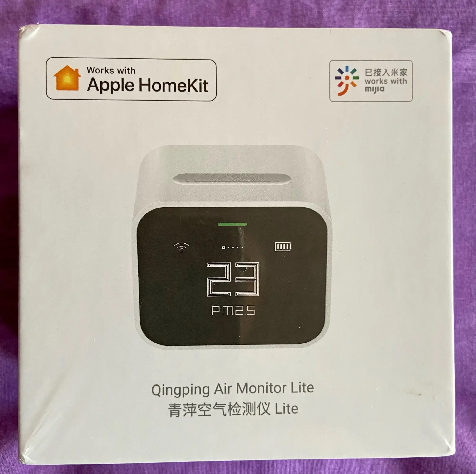 Qingping Air Monitor Lite. Qingping Air Detector. Датчик воздуха Qingping, детектор воздуха с сенсорным IPS экраном,. Xiaomi Qingping.