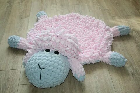 Игрушки из плюшевой пряжи с петельками