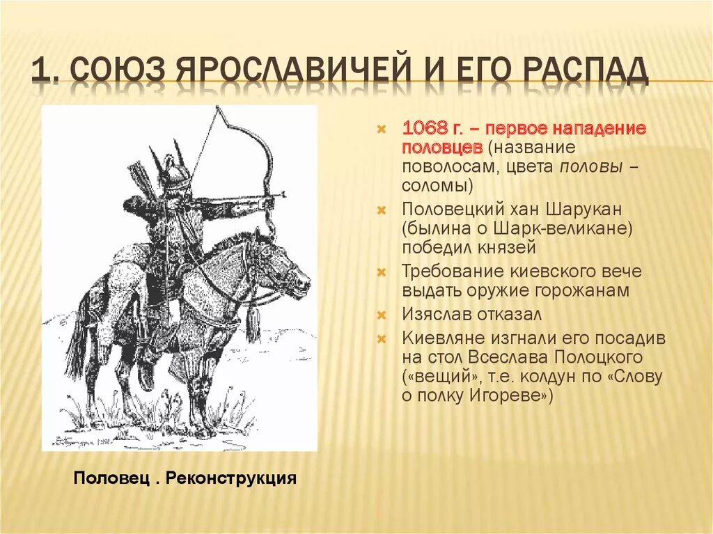 Хан Шарукан 1068. Шарукан Хан Половцев. Союз Ярославичей. Половецкий князь Котян. Ханы половцев