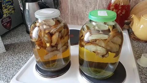 Настой сушеных яблок