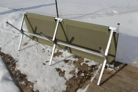 Туристические раскладушки своими руками