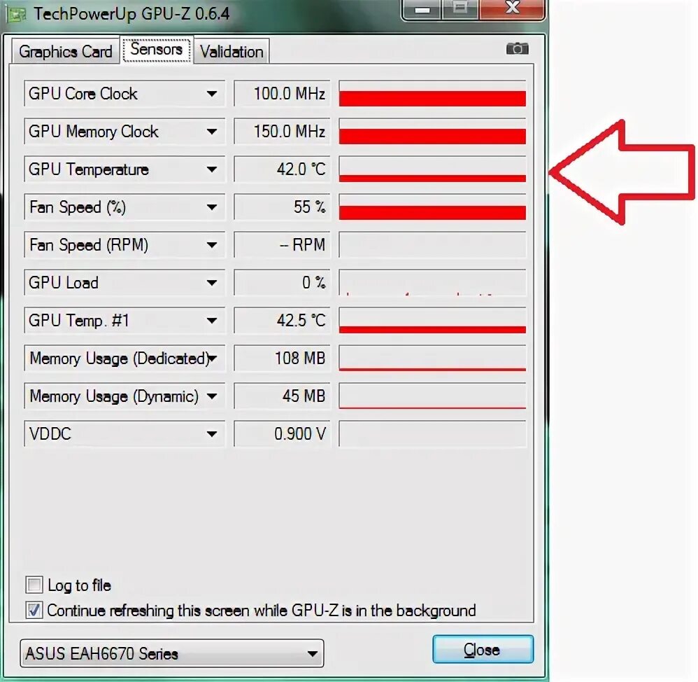 Memory temperature