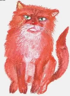 Нарисуй красного кота