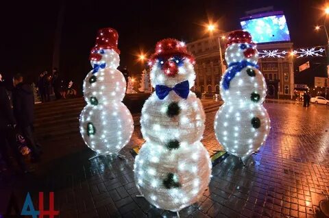 Новогодний донецк