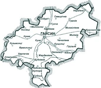 Винницкая область граничит