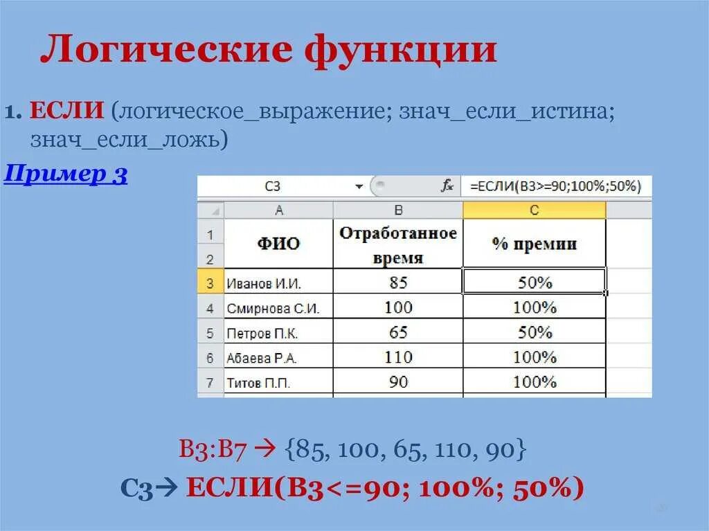 Функция условиями в excel примеры. Логические функции в excel. Логические формулы в excel. Логическая функция если. Примеры использования логических функций.