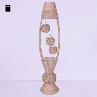 Торшер ротанг