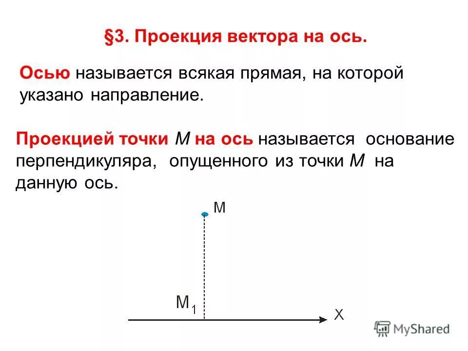 Чему равна проекция точки на ось. Проекция точки на ось x. Проекция вектора на ось. Проекция вектора на ОС.