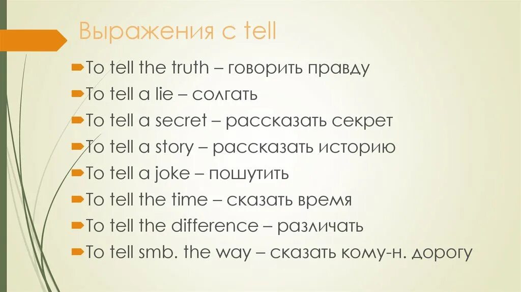 Telling перевод на русский. Say tell speak talk устойчивые выражения. Устойчивые выражения с tell. Устойчивые выражения с глаголами say talk tell и speak. Выражения с say.