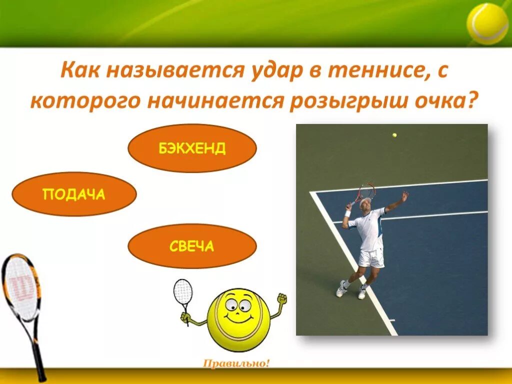 Удары в теннисе большом названия. Подачи в теннисе названия. Презентация на тему теннис. Презентация на тему большой теннис. Удар в теннисе 7