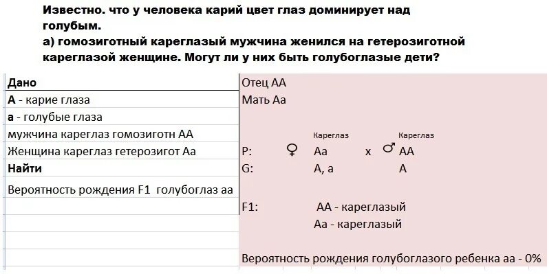 Veroyatnost rozhdeniya kareglazogo rebenka u goluboglazyx roditelej. Темные волосы доминантный признак. У человека Карий цвет глаз доминирует над голубым. Цвет глаз доминантный признак.