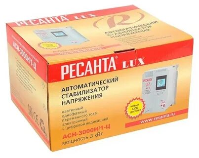 Стабилизатор напряжения однофазный настенный ресанта