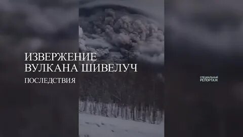 Шивелуч вулкан извержение 2023