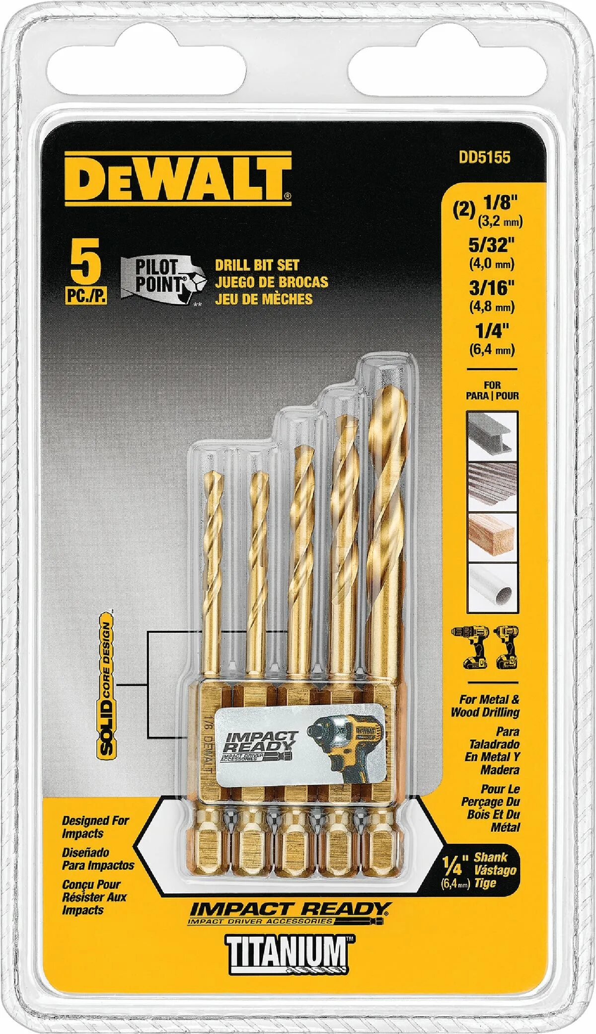 Bit ready. Набор свёрл для импакт dewalt. dewalt drill bit set (5 pieces). набор dewalt dt50050 cверл 10pcs impact titanium drill bit set. dewalt drill bit set 1184.