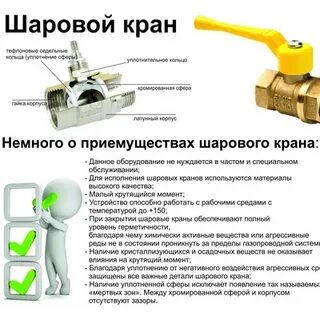Положение открытого крана