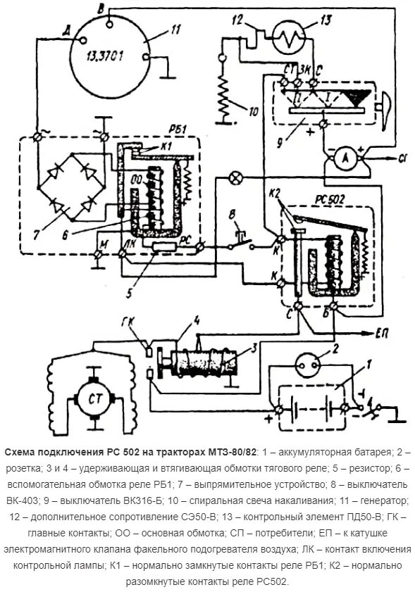 Подключение электростартера. Генератор трактора МТЗ-82 схема подключения. Схема включения стартера МТЗ 82.1. Реле стартера МТЗ 82.1. Схема подсоединения генератора МТЗ 82.