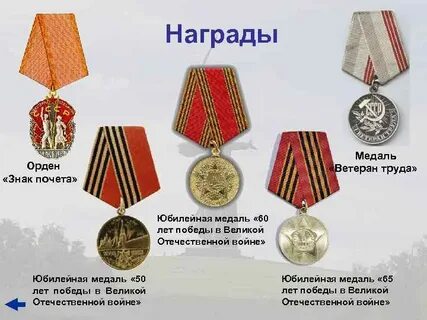 Какие награды необходимы для ветеран труда