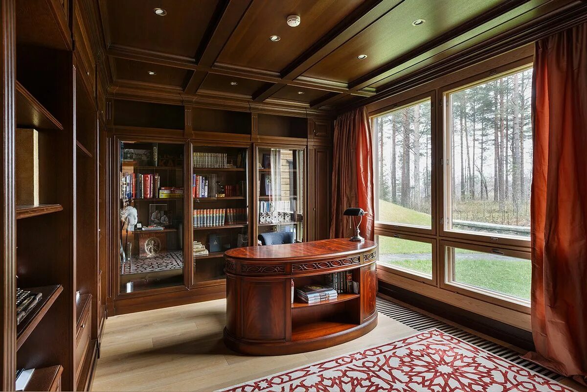 Кабинет в частном доме интерьер 8 Ocean Home Office Furniture Design Ideas Traditional home offices, Contemporar