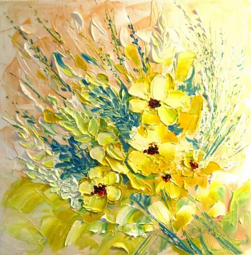Масляные цветы. Цветы маслом. Желтые цветы живопись. Живопись в желтых тонах. Картины цветов маслом.