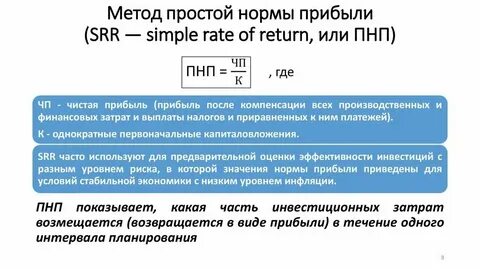 Простые показатели уровня