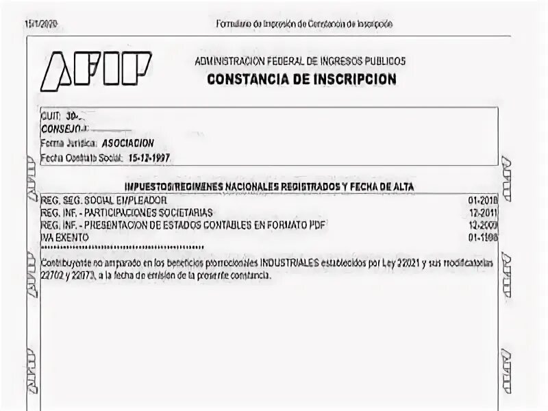 Constancia. Constancia