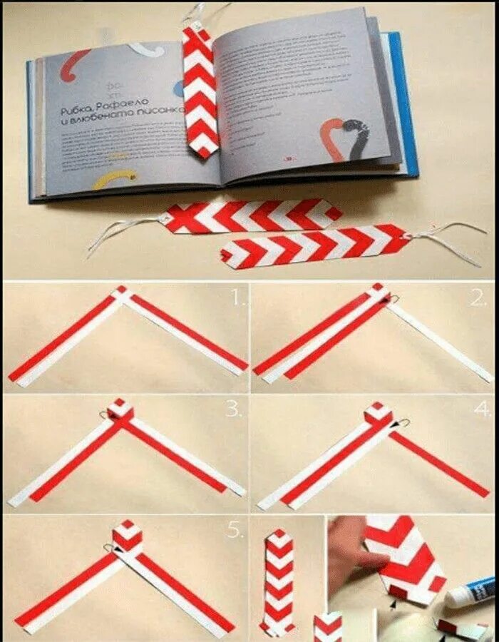 Схема закладки для книг из бумаги Pin su A crafter's world