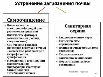Самоочищение почвы