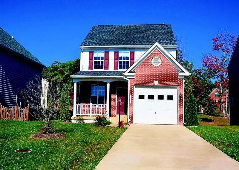 дома в америке. обычный американский дом. маленький домик. типичный американский дом. обычный том дома.