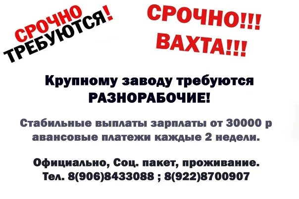 Вахта срочно. Работа вахтой. Работа вахтой срочно. Срочно на вахту требуются.