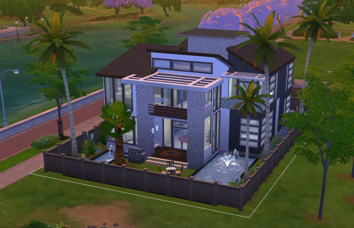 Как сохранить дом в симсе. Симс 4 Modern House. Симс 3 Modern House. Большой дом Модерн симс 4. SIMS 4 50x40 House.