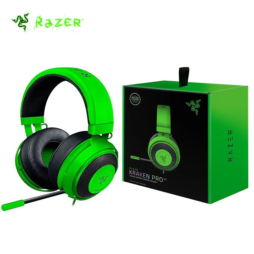 Наушников razer kraken pro. Гарнитура Razer Kraken v2. Наушники Razer Kraken Pro v2. Razer Kraken Pro v2 зеленый. Рейзер Кракен про v2.