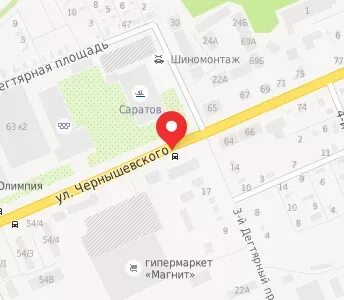 Карта ул чернышевского