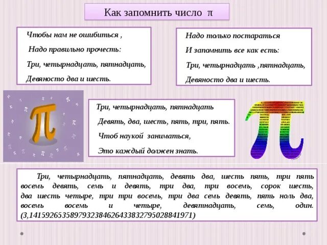 Число пи стихи для запоминания. Фраза для запоминания числа пи. Стих про число пи. Число пи полностью стихотворение.