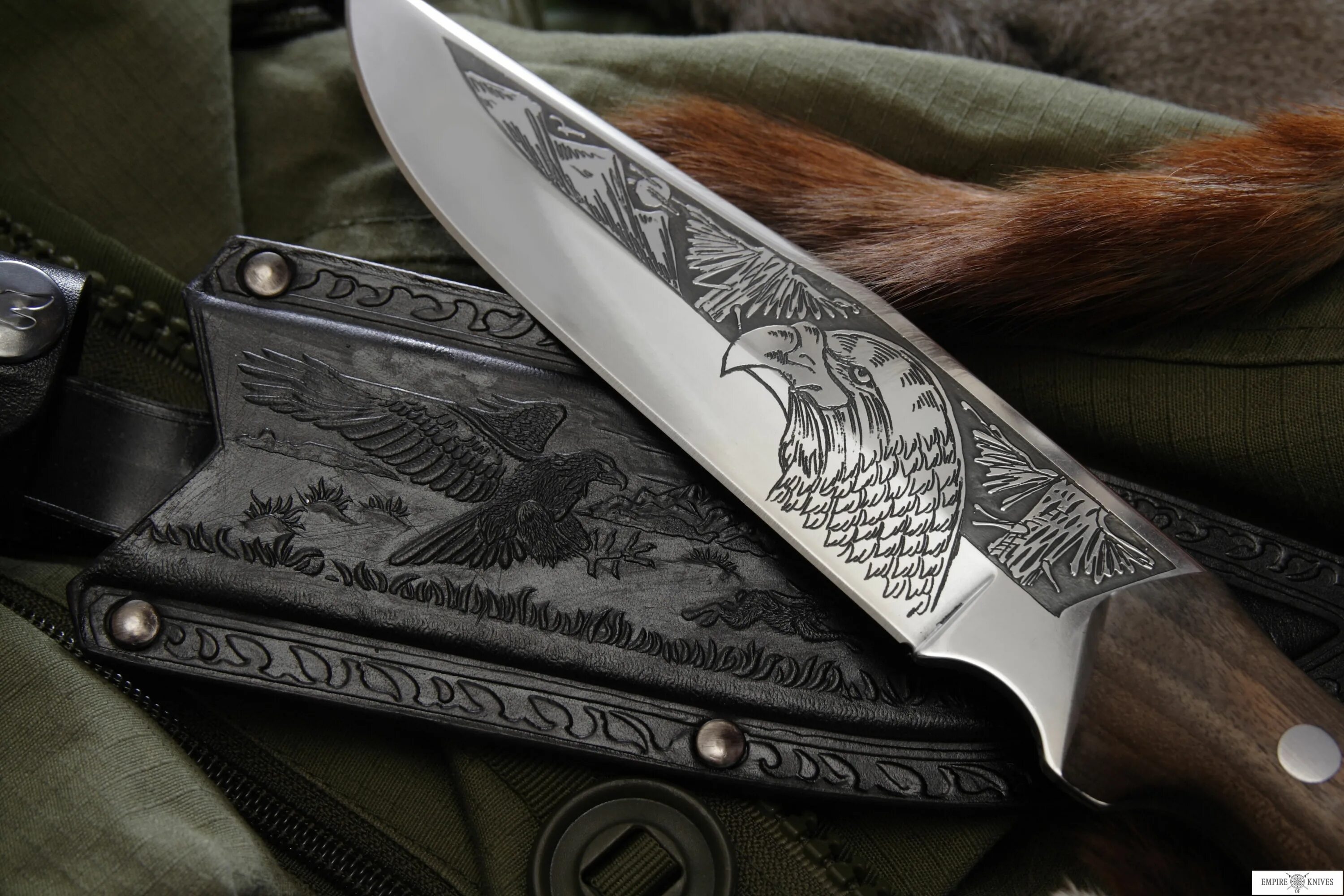 Нож охотничий с гравировкой. Кизляр беркут aus 8. Кованая сталь 95х18 ап. Нож fox hunting. Нож волк ооо беркут.