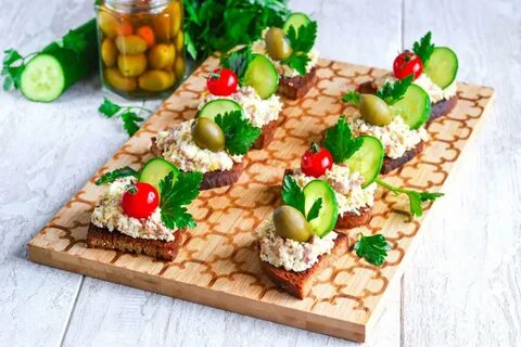 Закуски на праздничный печенью трески