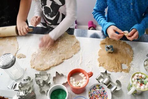 Making cookies