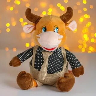 Мягкая игрушка бык