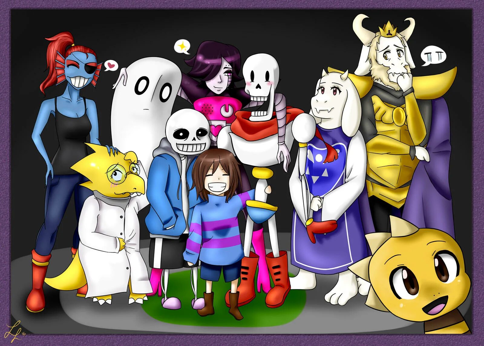 Undertale ai. Герои Ундертале. Герои игры Undertale. Персонажи из игры андертейл. Главные персонажи андертейл.