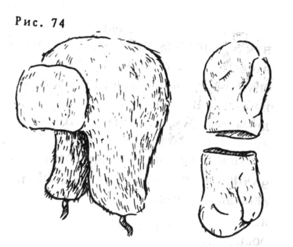 Ушанка рисунок