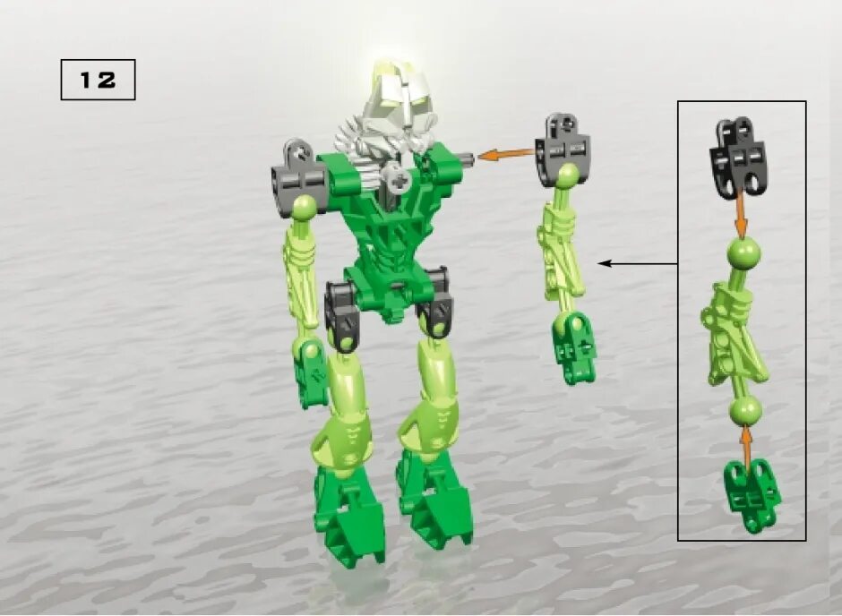 Lego bionicle 70784 лева - повелитель джунглей Инструкция по эксплуатации онлайн