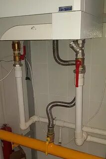 Подводка к котлу отопления